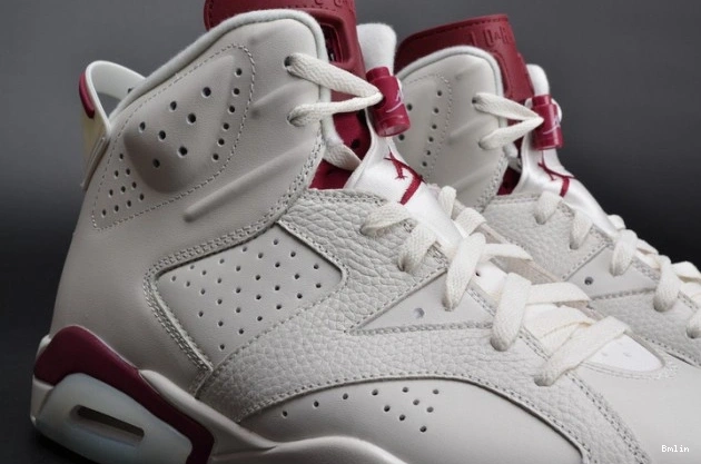 Bmlin shoes 384664-116 white Retro Maroon 6 Air Jordan 0728